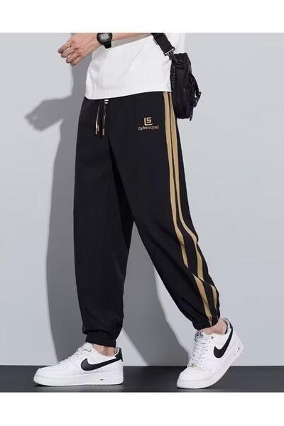 Take Two By Styli Men Multi-Stripe Casual Jogger Pants