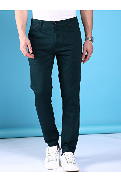 The Indian Garage Co By Styli Men Slim Fit Mid Rise Chinos