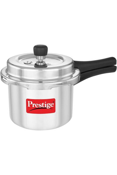 Prestige Popular Plus Svachh Virgin Aluminium Gas and Induction Compatible Ou...