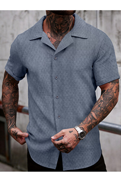 Take Two By Styli Men Solid Casual Shirt