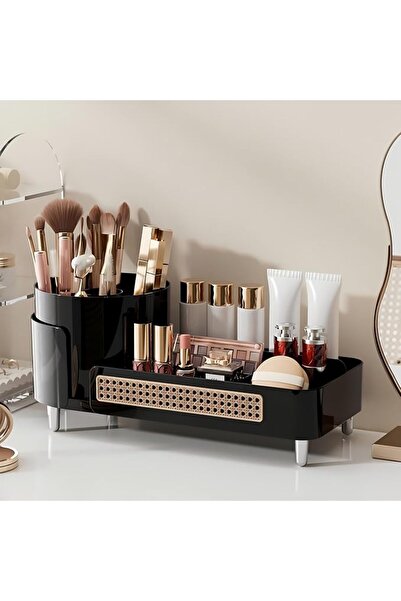 DURKU 360° Rotating Makeup Organizer,Versatile Cosmetic Storage for Vanity, B...