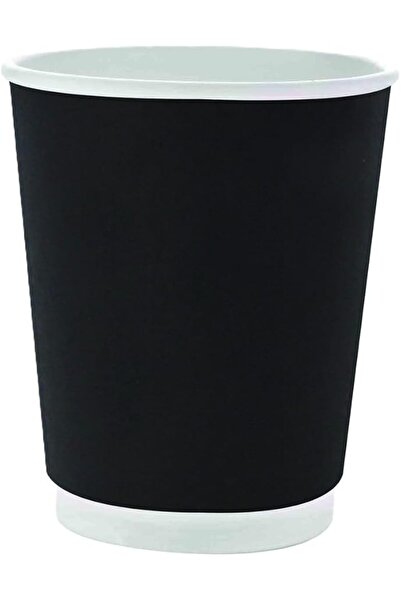 Habbaa 2-Layer Double Wall Paper Cups for Hot and Cold Drinks, Disposable Cup...