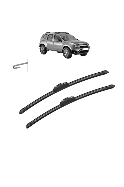 Bosch Σετ 2 υαλοκαθαριστήρων DACIA DUSTER (HS) 2010-2018, για παρμπρίζ, Aerot...