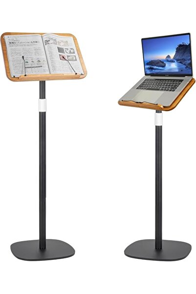 GENERAL Tall Hands-Free Folding Flexible Book Stand,50-170 CM Adjustable Heig...
