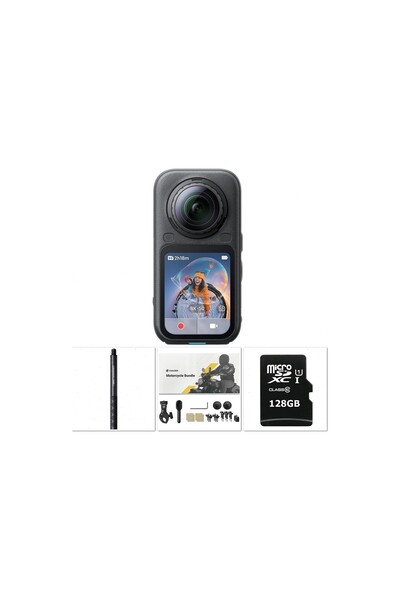 Insta360 X6 Motor Kit (128GB Kart) ( 2 Yıl Türkiye Garantili)