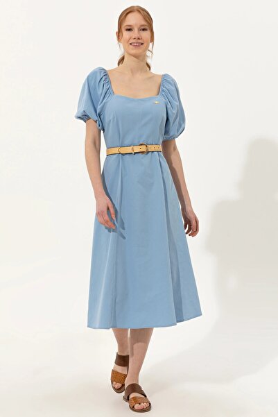 U.S. Polo Assn. Women's Blue Woven Dress 50249539012