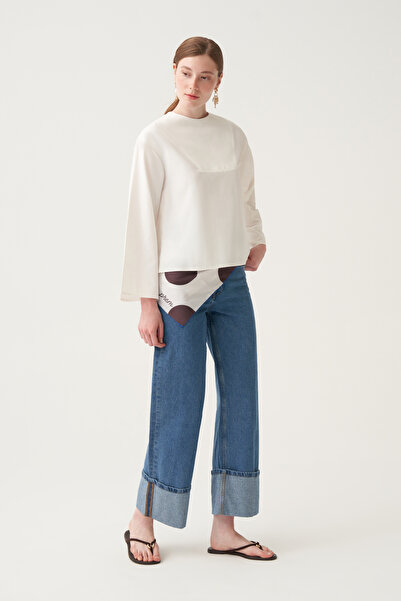 ALLDAY Wide Sleeve Short Shirt
