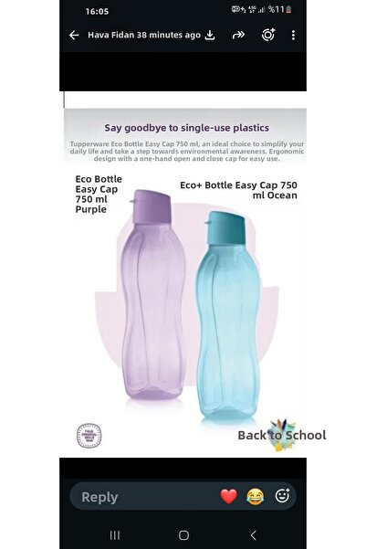 Tupperware Bottle