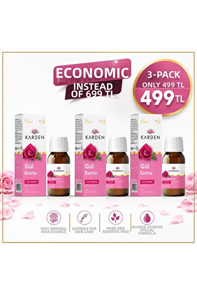 Generic Brand Rose Essence 20 ml - Pure and Natural Rose Scented Essence Oil ...