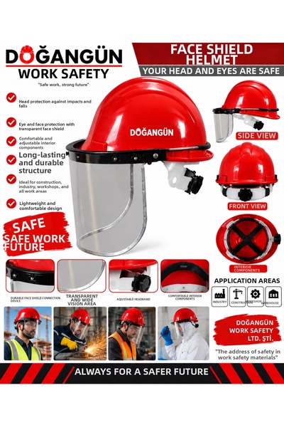 Essafe Red Helmet with Locks