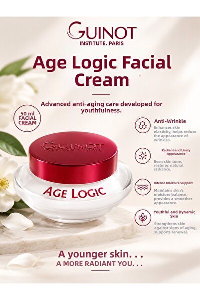 Guinot Age Logic Anti-Wrinkle Skin Renewing and Revitalizing Face Cream 50ml