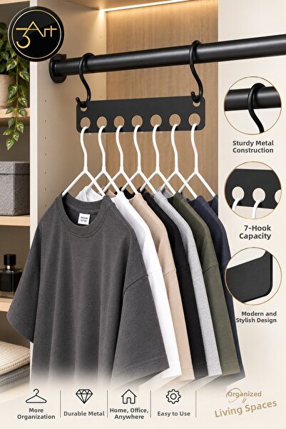 3Art Metal Dekorasyon Tic.Ltd.Şti Clothes Hanger Organizer – Metal Hanger Org...