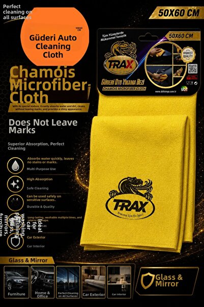 baxxe Trax Güderi Car Wash Cloth 50X60 cm