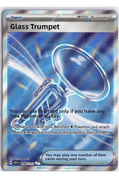 Pokemon Glass Trumpet # 260 Ascended Heroes Original Card