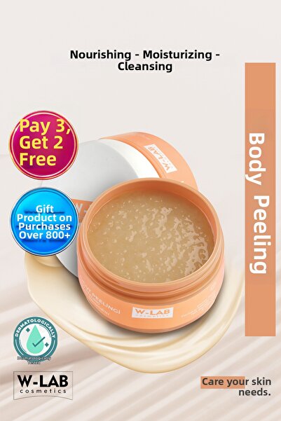 W-Lab Cosmetics Body Peeling Scrub 250 ml Nourishing Moisturizing Purifying