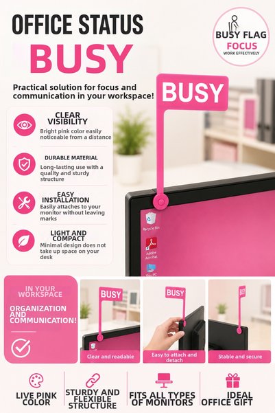 Ognami مؤشر حالة الشاشة للعلامة التبويبية "Busy Flag" |   جهاز تنبيه للمكتب ل...