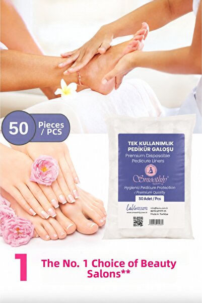 Smoothly Pedicure Overshoes – 50 Pieces |   Premium Disposable, Hygienic Prot...