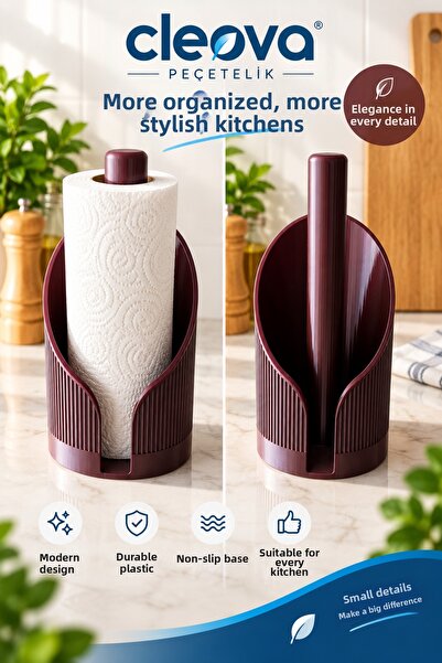 cleova Stylish and Modern Napkin Holder – Kitchen Paper Towel Holder – Decora...