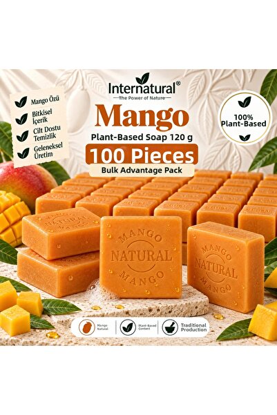 Dermolive Internatural Mango Herbal Soap 120 g - 100 Pieces