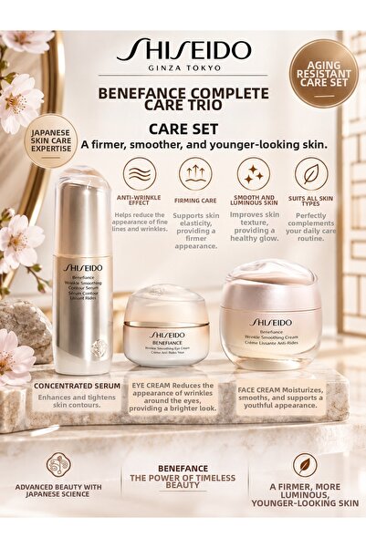 Shiseido Benefiance Complete Care Trio – Moisturizing, Firming, and Anti-Wrin...