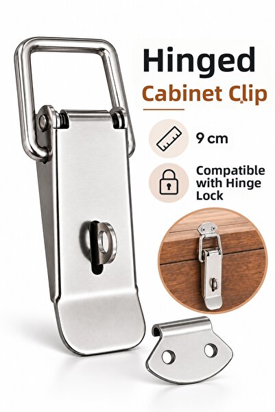 NZB Metal Crate Clip Padlock Compatible Large 9 cm Lock Tension Latch Crate B...