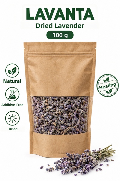 ŞİFAKÜR BİTKİSEL SAĞLIK ÜRÜNLERİ Lavender Flower 100 Gr