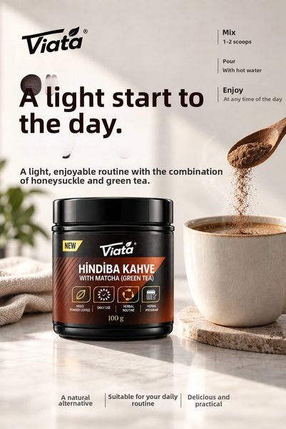 Viata Chicory Coffee Probiotic Coffee Containing Inulin 100 Gr