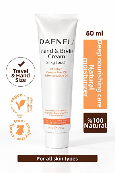 DAFNELİ 100% Natural Hand & Body Cream / Body Butter (Intense Moisturizing an...