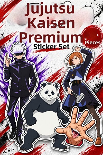 Star Figür Jujutsu Kaisen Premium Sticker Set 54 Pieces |   Anime Sticker Pack