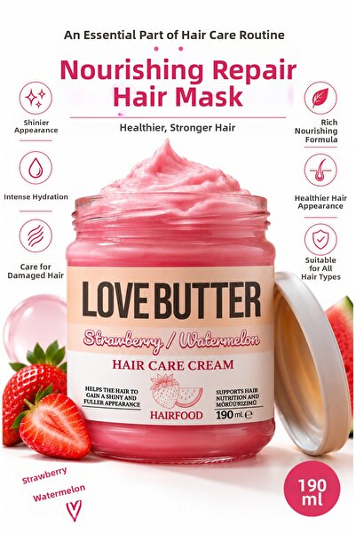 LOVE BUTTER قناع الشعر بالفراولة والبطيخ