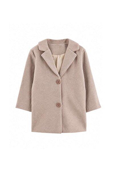 TRENDYOLKIDS Beige Girl's Coat Tkdaw27Kb00006