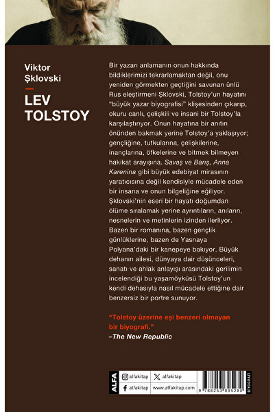 Alfa Yayınları Lev Tolstoy - Biyografi