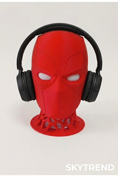 Deadpool Kulaklık Standı, 3D Baskı Kulaklık Tutucu, Gamer Masa Aksesuarı ve Kulaklık Askısı