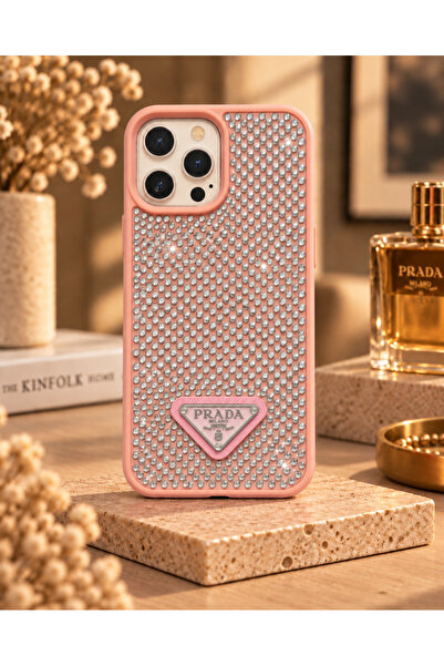 HYPERSOFT Iphone 11 Pro Max (6.5 inç) Uyumlu Parlak Pırlanta Taşlı Elmas Pull...