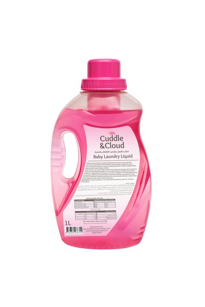 Others Cuddle & Cloud Baby Laundry Liquid Detergent 1000ml - Gentle Cleaning Formula for Sensitive Skin - C