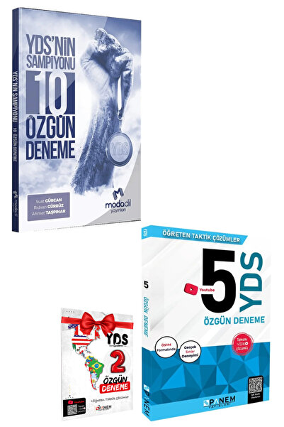 Modadil Yds Şampiyon 10 Özgün Deneme + Panem Yds 5 Özgün Deneme