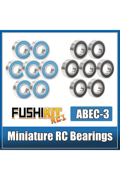 Choice 10Pcs BLACK MR63RS Bearing 10PCS 3x6x2.5 MM ABEC-3 Hobby Electric RC C...