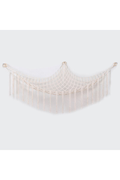 choice2 Beige Large-capacity plush animal hammock net weaving Bohemian home d...