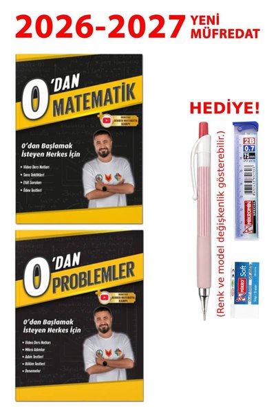 REHBER MATEMATİK YAYINLARI 0'dan Matematik + 0'dan Problemler 2'li Set