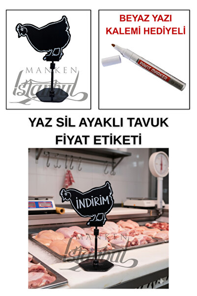 Manken İstanbul 10 τεμάχια Yaz Sil Mini Boy Stand με στυλό γραφής, Ετικέτα τι...