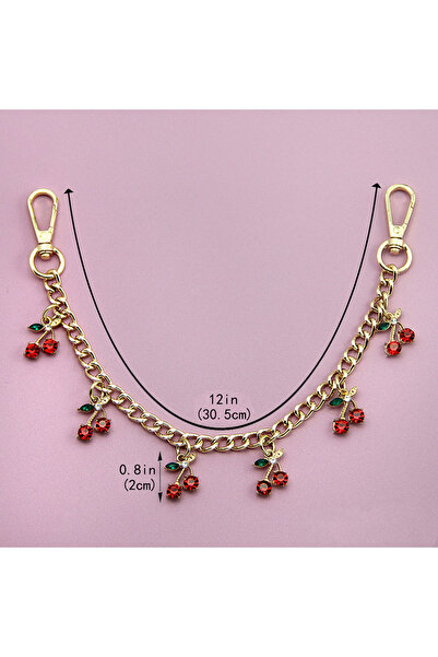 choice2 red style2 Stylish Pink Strawberry DIY Bag Pendant for Women, Cherry ...