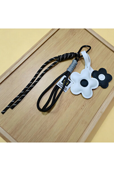 Choice1 black Trendy PU Leather Sunflower Bag Pendant Contrasting Cartoon Fiv...