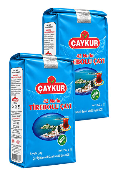 Çaykur 42 No Lu Tirebolu Çayı 200 gr 2 Adet