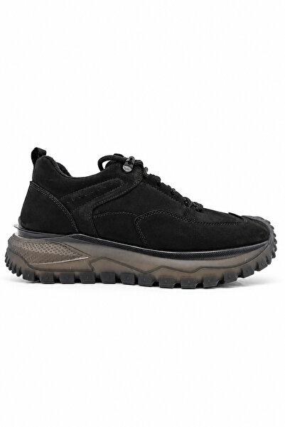 Deoder Black 100% Genuine Nubuck Leather Men's Casual Shoes |   Imported Sole...