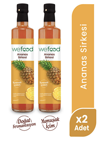 Wefood Ananas Sirkesi 500 ml 2'li
