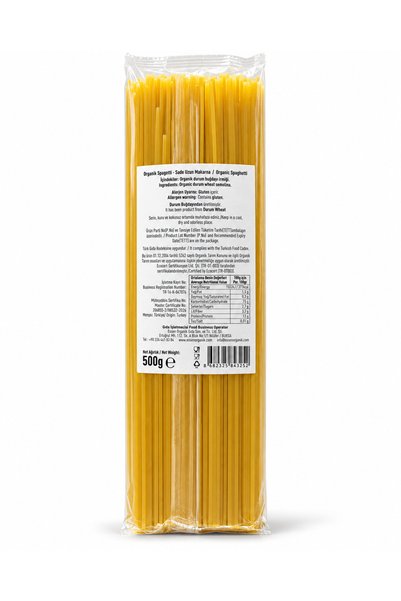 Essen Organik Organik Spagetti 500 gr