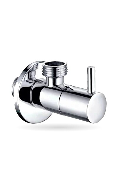 Sardıcı Pirinç Taharet Ara Musluğu 3/8" Çubuk Kollu Aç Kapa Parlak Krom