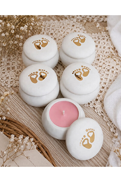 (10 adet) Bebek mum yeni doğan, doğum günü, bebek mevlidi, hastane odası, dil buğdayı, baby showers