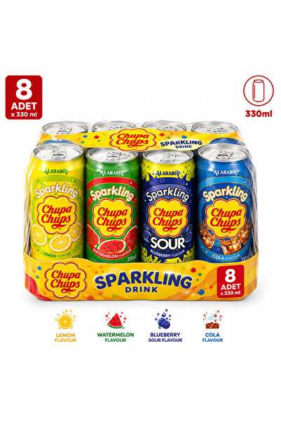 Chupa Chups ChupaChups330 Ml Mixed 8’li Deneme Paketi