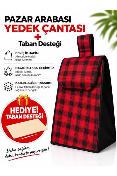 Özbay Lüks Büyük Boy Pazar Arabası Çantası New Model Kumaşı